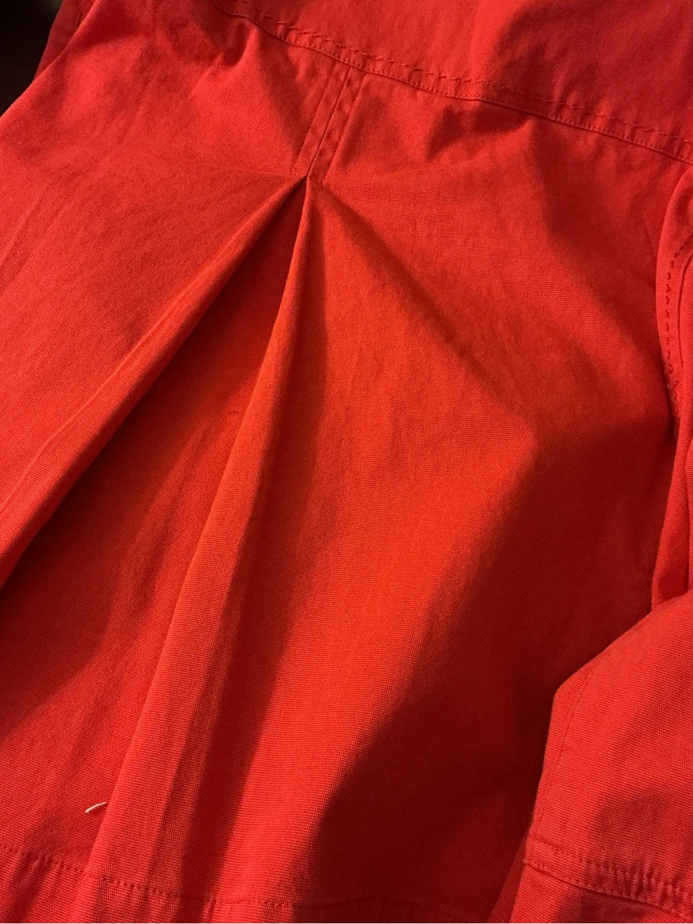 L.L. Bean Red Button-Front Jean Jacket - Picture 9 of 12